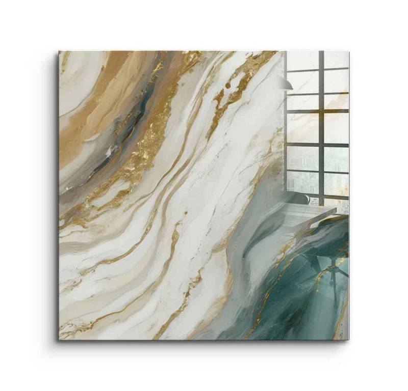 DOTCOMCANVAS® Acrylglasbild Aether - Acrylglas, Acrylglasbild aether abstrakt Kunstdruck Wandbild von DOTCOMCANVAS®