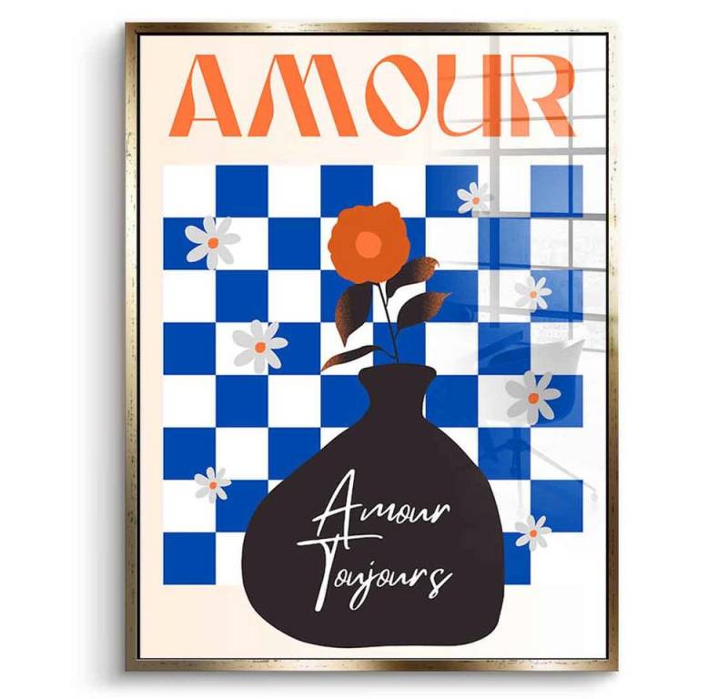 DOTCOMCANVAS® Acrylglasbild Amour - Acrylglas, Acrylglasbild Amour Kunstdruck Wandbild von DOTCOMCANVAS®