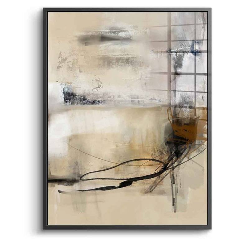 DOTCOMCANVAS® Acrylglasbild Autumn Dream No. 02 - Acrylglas, Acrylglasbild Autumn Dream No. 02 beige Wandbild Kunstdruck von DOTCOMCANVAS®