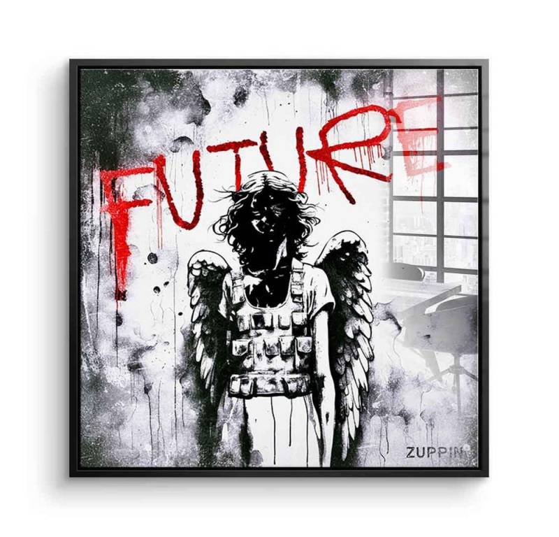 DOTCOMCANVAS® Acrylglasbild Basquiai 2.0 - Acrylglas, Acrylglasbild Basquiai 2.0 Pop Art Wandbild Kunstdruck von DOTCOMCANVAS®