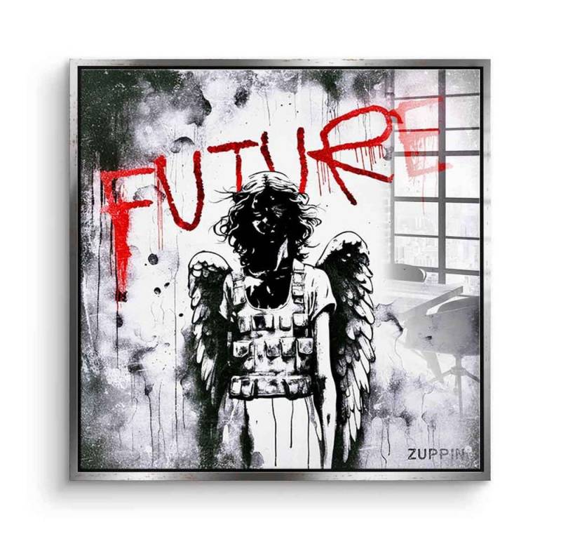 DOTCOMCANVAS® Acrylglasbild Basquiai 2.0 - Acrylglas, Acrylglasbild Basquiai 2.0 Pop Art Wandbild Kunstdruck von DOTCOMCANVAS®