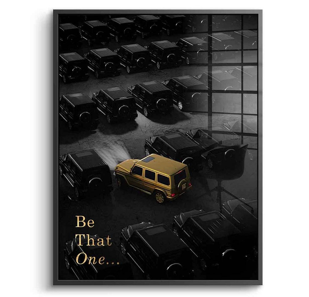 DOTCOMCANVAS® Acrylglasbild Be That One - Acrylglas, Acrylglasbild Be That One Motivation Erfolg Wandbild Kunstdruck von DOTCOMCANVAS®