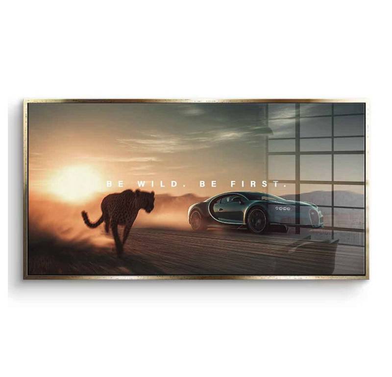 DOTCOMCANVAS® Acrylglasbild Be Wild (Bugatti) - Acrylglas, Acrylglasbild Be Wild (Bugatti) Wandbild Kunstdruck von DOTCOMCANVAS®
