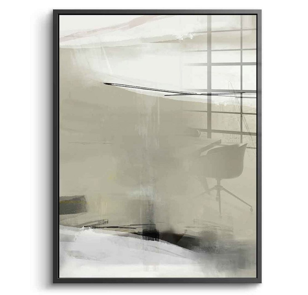 DOTCOMCANVAS® Acrylglasbild Break Collection 04 - Acrylglas, Acrylglasbild Break Collection 04 beige Wandbild Kunstdruck von DOTCOMCANVAS®
