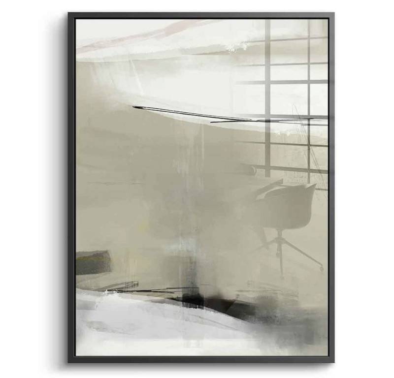 DOTCOMCANVAS® Acrylglasbild Break Collection 04 - Acrylglas, Acrylglasbild Break Collection 04 beige Wandbild Kunstdruck von DOTCOMCANVAS®
