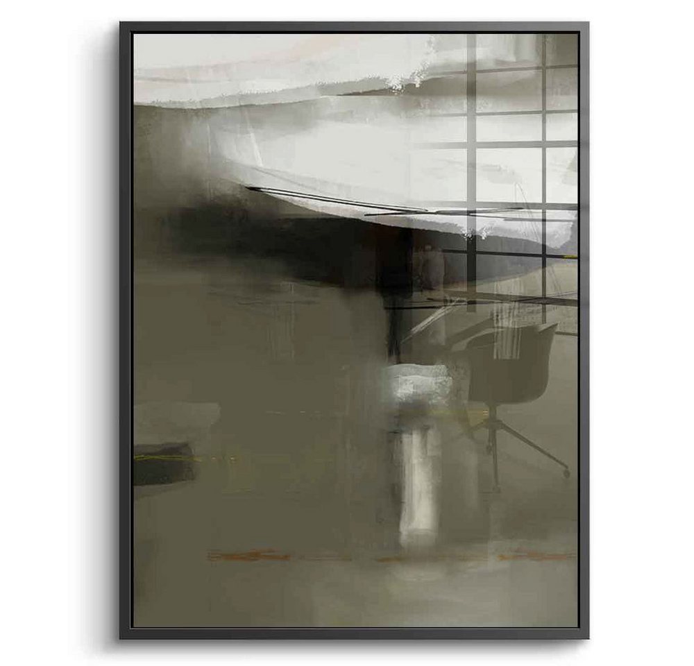 DOTCOMCANVAS® Acrylglasbild Break Collection 05 - Acrylglas, Acrylglasbild Break Collection 05 beige Wandbild Kunstdruck von DOTCOMCANVAS®