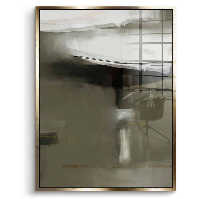 DOTCOMCANVAS® Acrylglasbild Break Collection 05 - Acrylglas, Acrylglasbild Break Collection 05 beige Wandbild Kunstdruck von DOTCOMCANVAS®