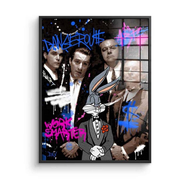 DOTCOMCANVAS® Acrylglasbild Bugs & The Goodfellas - Acrylglas, Acrylglasbild Bugs Bunny Bugs & The Goodfellas Martin Scorsese Film TV von DOTCOMCANVAS®