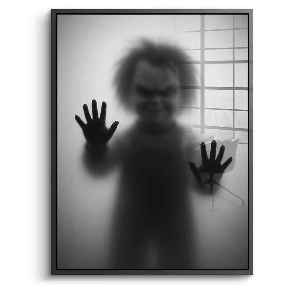 DOTCOMCANVAS® Acrylglasbild Chucky's Silhouette - Acrylglas, Acrylglasbild Chucky's Silhouette Kunstdruck Wandbild von DOTCOMCANVAS®