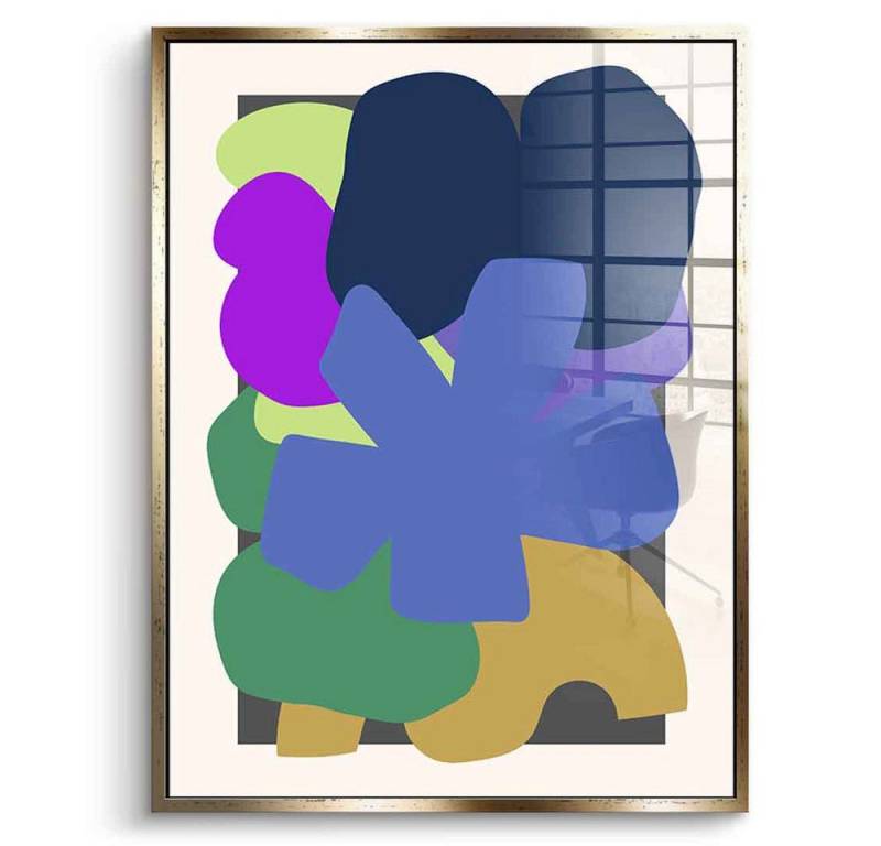 DOTCOMCANVAS® Acrylglasbild Colorful Splash - Acrylglas, Acrylglasbild Colorful Splash Kunstdruck Wandbild von DOTCOMCANVAS®