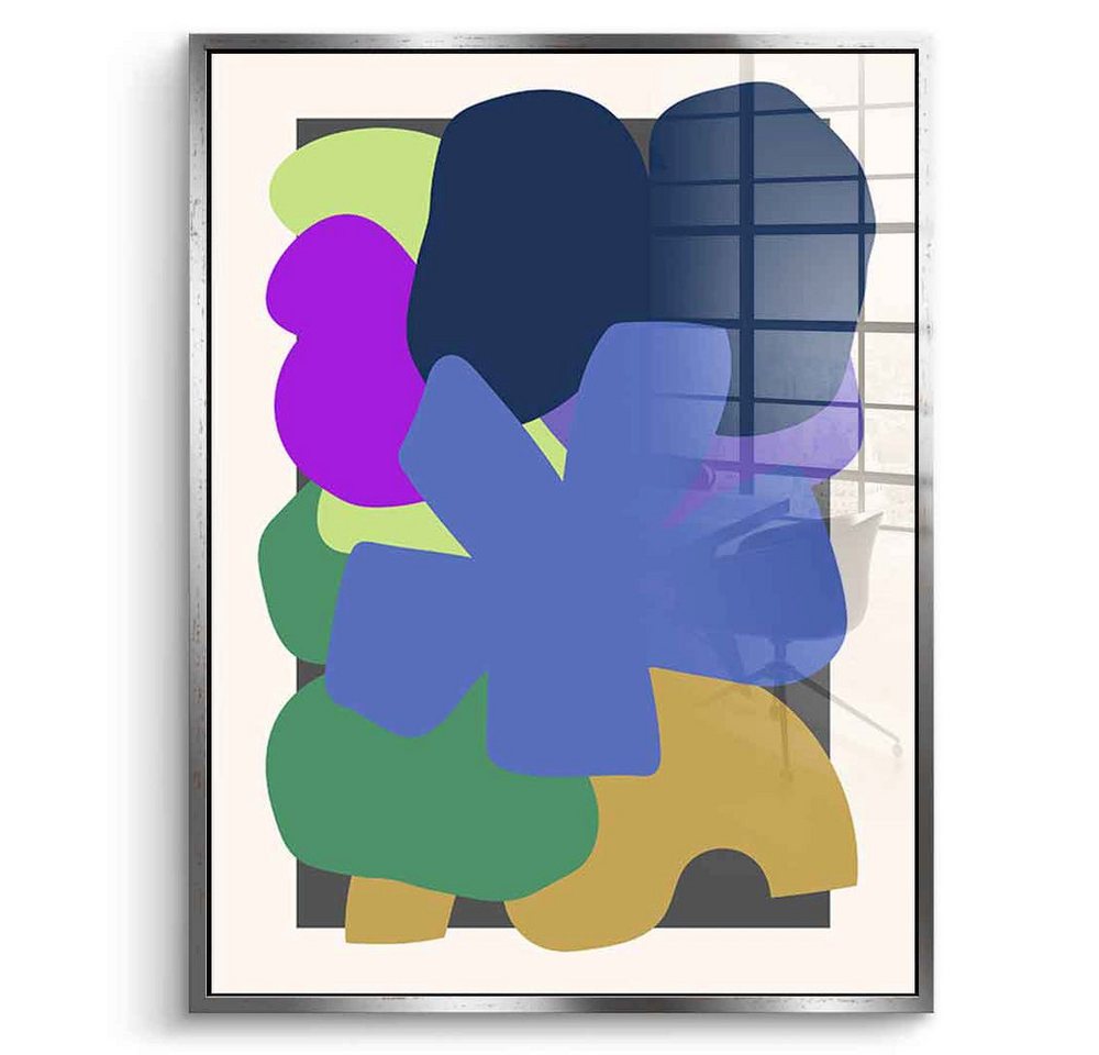 DOTCOMCANVAS® Acrylglasbild Colorful Splash - Acrylglas, Acrylglasbild Colorful Splash Kunstdruck Wandbild von DOTCOMCANVAS®