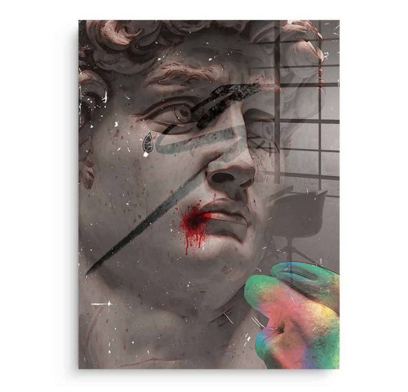 DOTCOMCANVAS® Acrylglasbild David´s Tear - Acrylglas, Acrylglasbild David´s Tear Wandbild Kunstdruck von DOTCOMCANVAS®