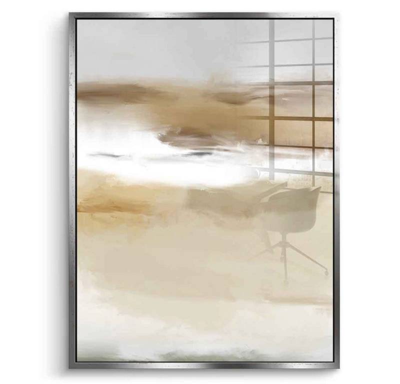 DOTCOMCANVAS® Acrylglasbild Deixa Assim No. 02 - Acrylglas, Acrylglasbild Deixa Assim No. 02 beige Wandbild Kunstdruck von DOTCOMCANVAS®