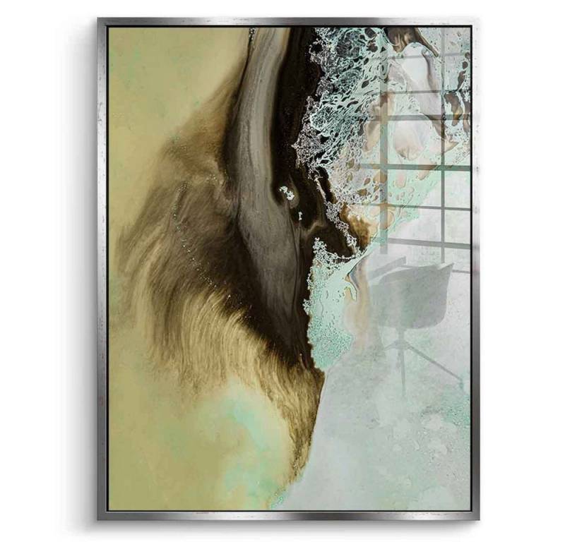 DOTCOMCANVAS® Acrylglasbild Earthly Motion 1 - Acrylglas, Acrylglasbild Earthly Motion 1 abstrakt Wandbild Kunstdruck von DOTCOMCANVAS®