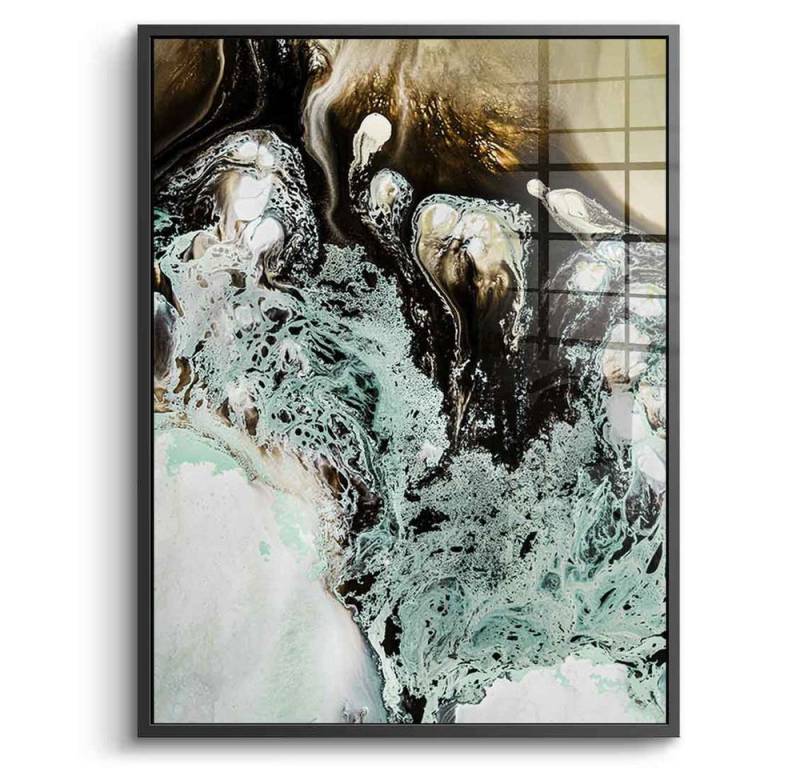 DOTCOMCANVAS® Acrylglasbild Earthly Motion 2 - Acrylglas, Acrylglasbild Earthly Motion 2 abstrakt Wandbild Kunstdruck von DOTCOMCANVAS®