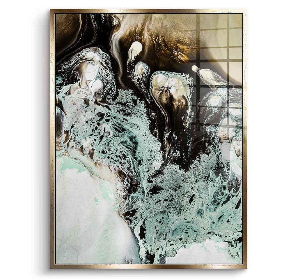 DOTCOMCANVAS® Acrylglasbild Earthly Motion 2 - Acrylglas, Acrylglasbild Earthly Motion 2 abstrakt Wandbild Kunstdruck von DOTCOMCANVAS®