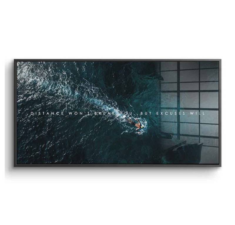 DOTCOMCANVAS® Acrylglasbild Excuses Will - Acrylglas, Acrylglasbild Excuses Will Kunstdruck Wandbild von DOTCOMCANVAS®