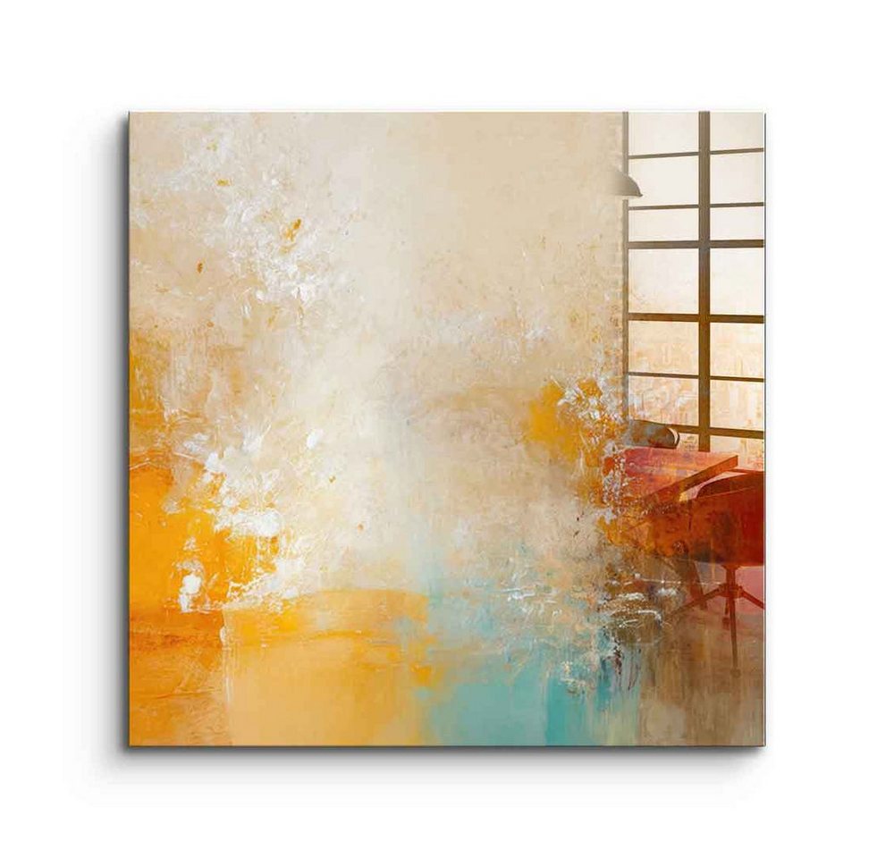 DOTCOMCANVAS® Acrylglasbild Fires Of The Forgotten Sun - Acrylglas, Acrylglasbild fires of the forgotten sun abstrakt Kunstdruck Wandbild von DOTCOMCANVAS®