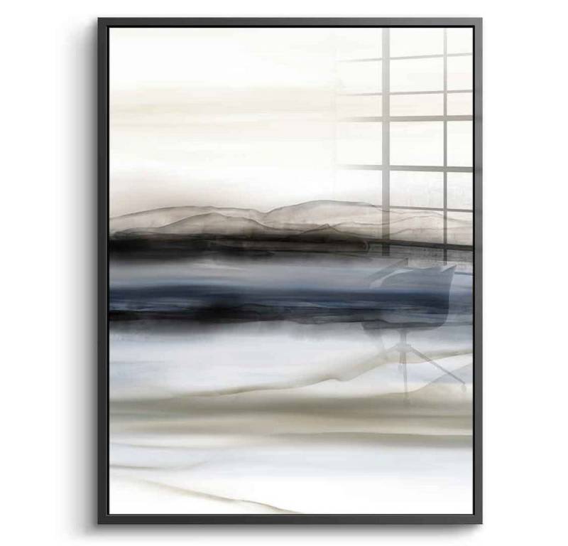 DOTCOMCANVAS® Acrylglasbild Fleeting Thoughts No. 01 - Acrylglas, Acrylglasbild Fleeting Thoughts No. 01 weiß grau Wandbild Kunstdruck von DOTCOMCANVAS®