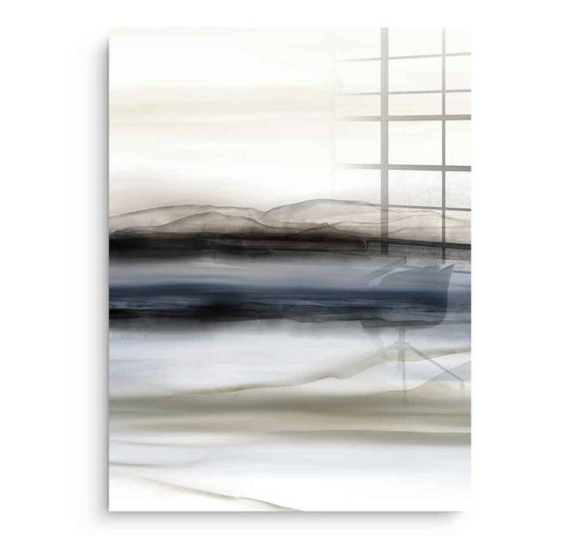 DOTCOMCANVAS® Acrylglasbild Fleeting Thoughts No. 01 - Acrylglas, Acrylglasbild Fleeting Thoughts No. 01 weiß grau Wandbild Kunstdruck von DOTCOMCANVAS®