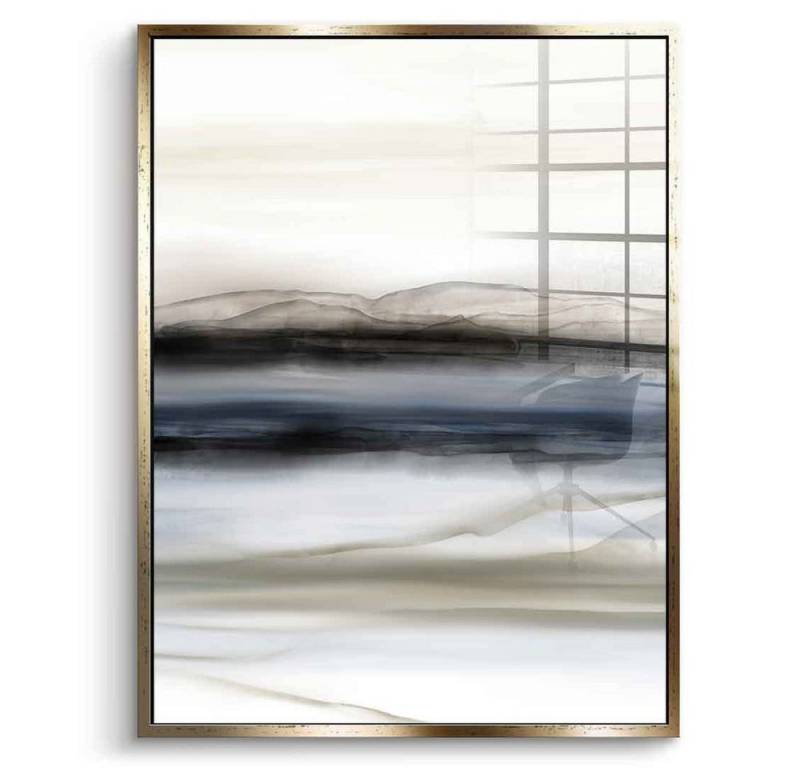 DOTCOMCANVAS® Acrylglasbild Fleeting Thoughts No. 01 - Acrylglas, Acrylglasbild Fleeting Thoughts No. 01 weiß grau Wandbild Kunstdruck von DOTCOMCANVAS®