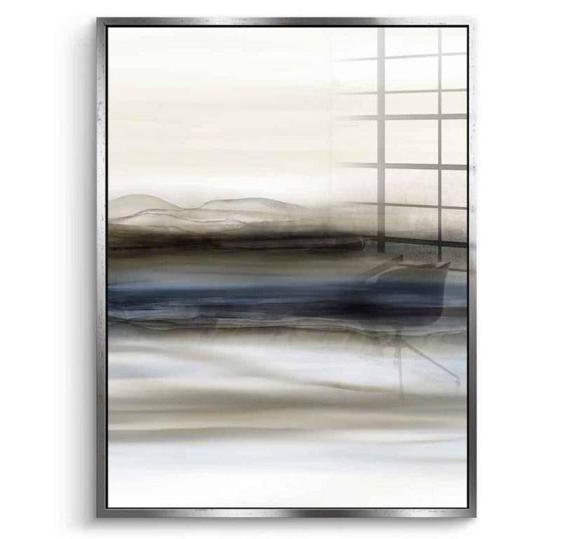 DOTCOMCANVAS® Acrylglasbild Fleeting Thoughts No. 02 - Acrylglas, Acrylglasbild Fleeting Thoughts No. 02 weiß grau Wandbild Kunstdruck von DOTCOMCANVAS®