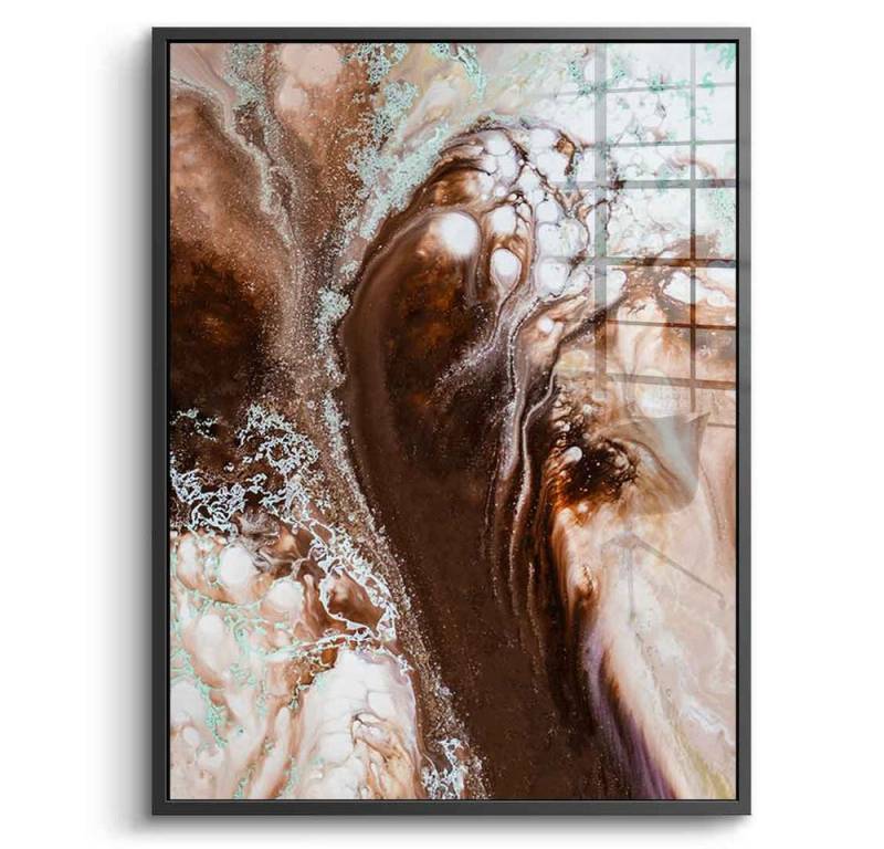DOTCOMCANVAS® Acrylglasbild Graceful Flow - Acrylglas, Acrylglasbild Graceful Flow abstrakt Wandbild Kunstdruck von DOTCOMCANVAS®