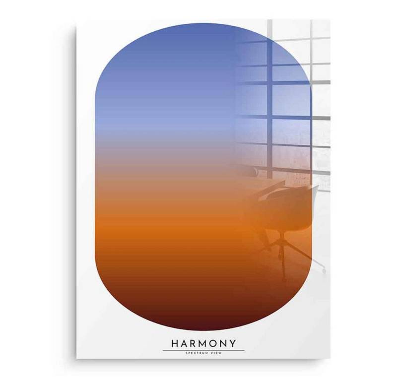 DOTCOMCANVAS® Acrylglasbild Harmony - Acrylglas, Acrylglasbild Harmony Kunstdruck Wandbild von DOTCOMCANVAS®
