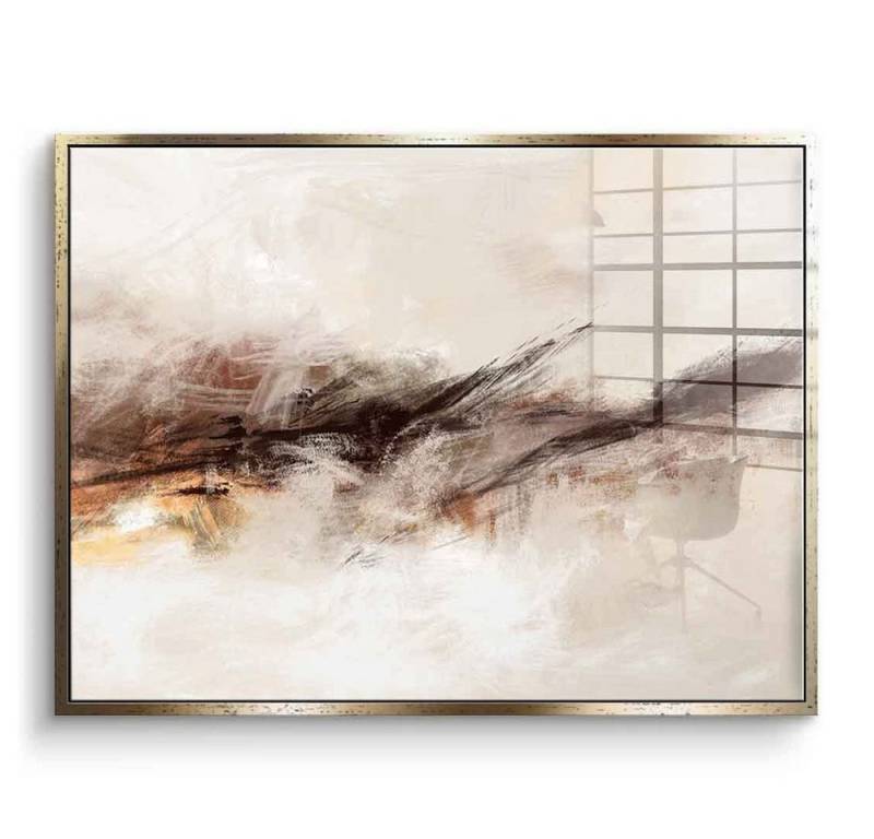DOTCOMCANVAS® Acrylglasbild Imagination No. 02 - Acrylglas, Acrylglasbild Imagination No. 02 beige Wandbild Kunstdruck von DOTCOMCANVAS®