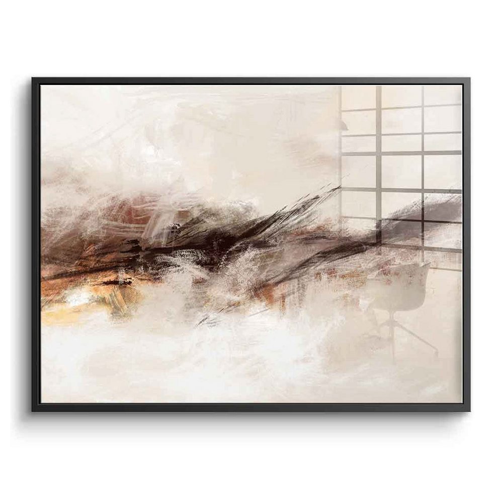 DOTCOMCANVAS® Acrylglasbild Imagination No. 02 - Acrylglas, Acrylglasbild Imagination No. 02 beige Wandbild Kunstdruck von DOTCOMCANVAS®