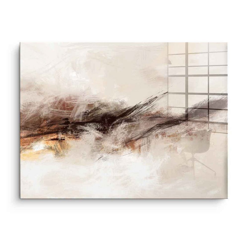 DOTCOMCANVAS® Acrylglasbild Imagination No. 02 - Acrylglas, Acrylglasbild Imagination No. 02 beige Wandbild Kunstdruck von DOTCOMCANVAS®