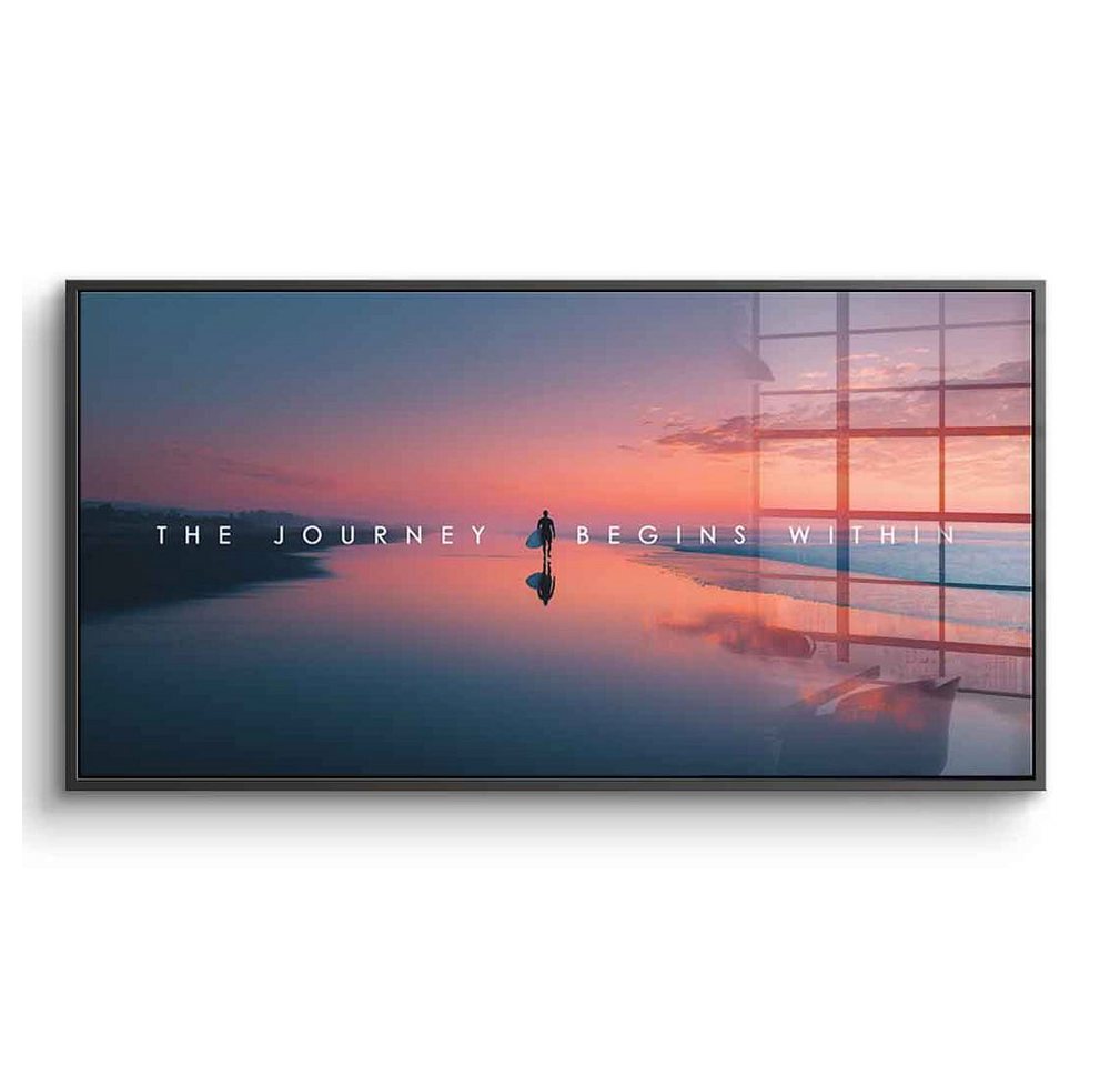 DOTCOMCANVAS® Acrylglasbild Journey Within - Acrylglas, Acrylglasbild Journey Within Kunstdruck Wandbild von DOTCOMCANVAS®