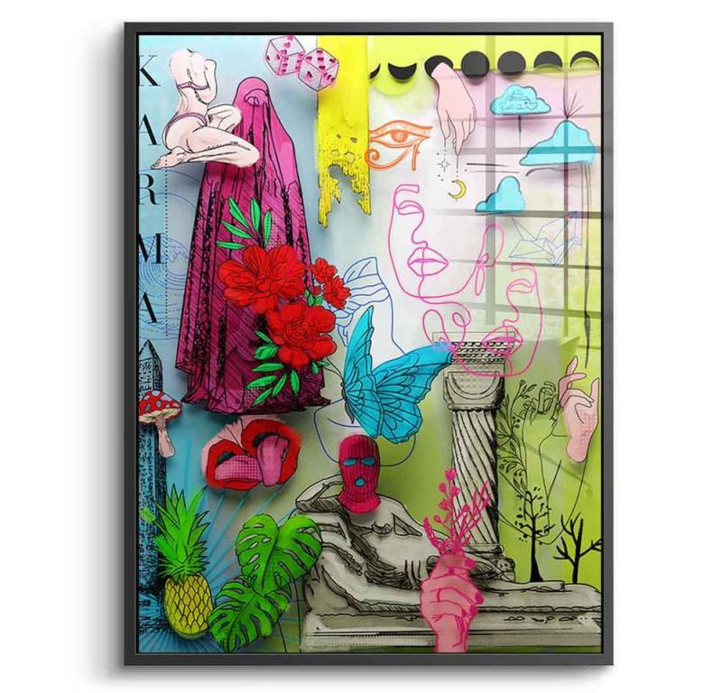 DOTCOMCANVAS® Acrylglasbild Karmic Reverie - Acrylglas, Acrylglasbild Karmic Reverie Wandbild Kunstdruck von DOTCOMCANVAS®