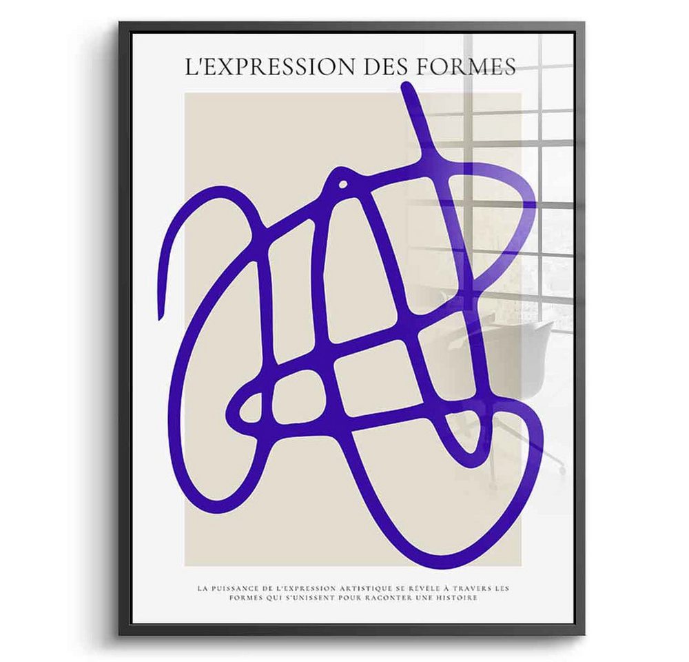 DOTCOMCANVAS® Acrylglasbild L´Expression des formes 2 - Acrylglas, Acrylglasbild L´Expression des formes 2 Kunstdruck Wandbild von DOTCOMCANVAS®