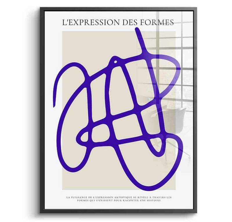 DOTCOMCANVAS® Acrylglasbild L´Expression des formes 2 - Acrylglas, Acrylglasbild L´Expression des formes 2 Kunstdruck Wandbild von DOTCOMCANVAS®