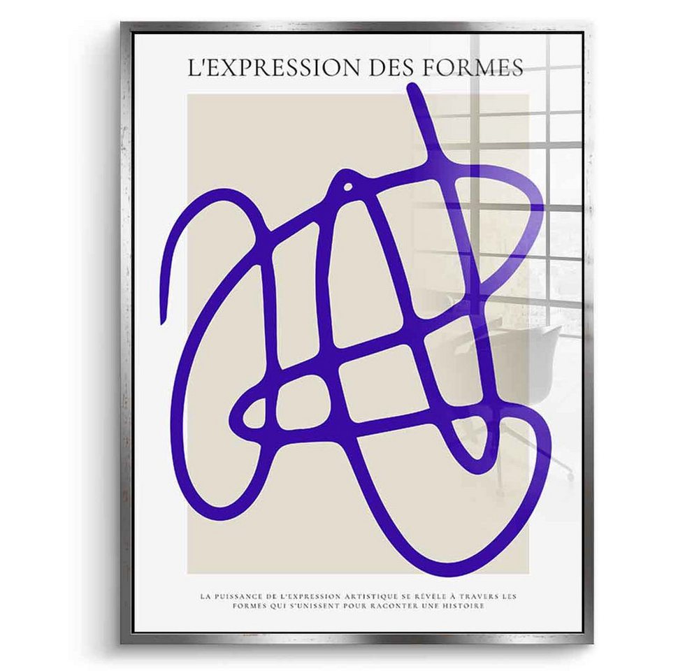 DOTCOMCANVAS® Acrylglasbild L´Expression des formes 2 - Acrylglas, Acrylglasbild L´Expression des formes 2 Kunstdruck Wandbild von DOTCOMCANVAS®