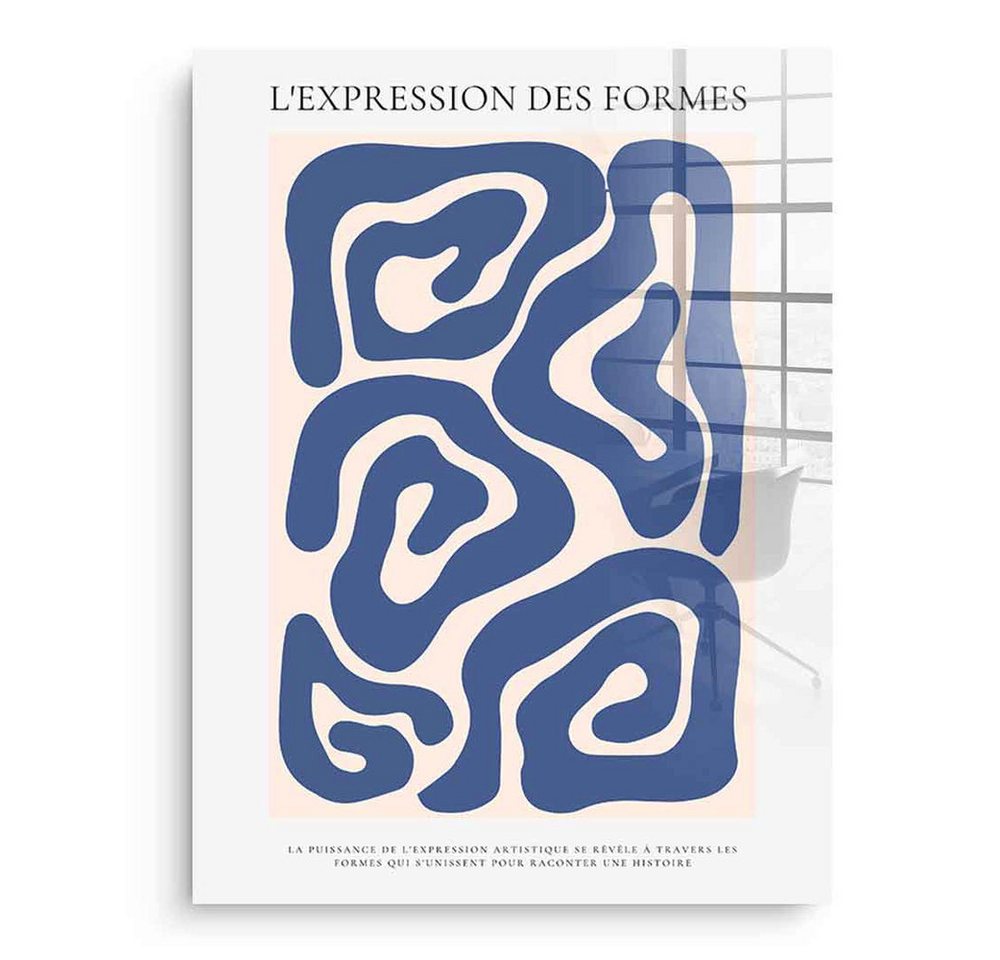DOTCOMCANVAS® Acrylglasbild L´Expression des formes 3 - Acrylglas, Acrylglasbild L´Expression des formes 3 Kunstdruck Wandbild von DOTCOMCANVAS®