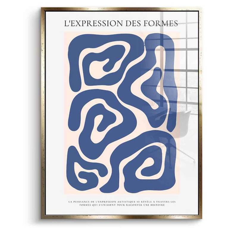 DOTCOMCANVAS® Acrylglasbild L´Expression des formes 3 - Acrylglas, Acrylglasbild L´Expression des formes 3 Kunstdruck Wandbild von DOTCOMCANVAS®