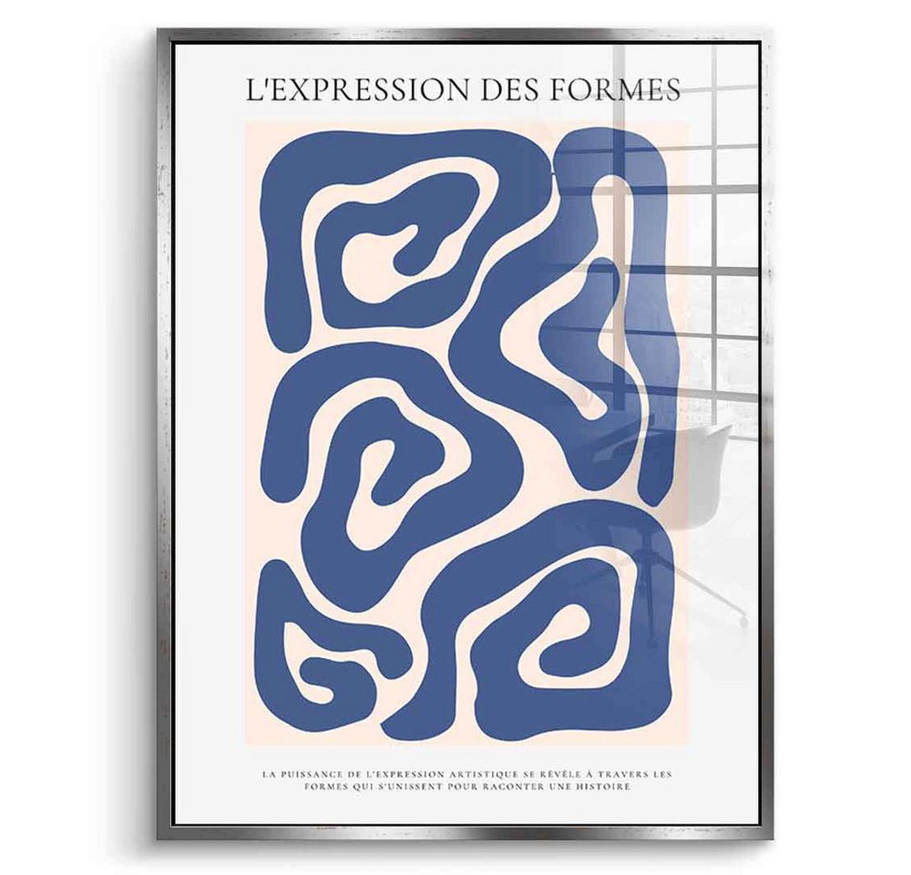 DOTCOMCANVAS® Acrylglasbild L´Expression des formes 3 - Acrylglas, Acrylglasbild L´Expression des formes 3 Kunstdruck Wandbild von DOTCOMCANVAS®