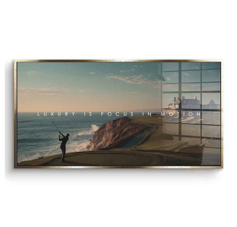 DOTCOMCANVAS® Acrylglasbild Luxury is Focus in Motion - Acrylglas, Acrylglasbild Luxury is Focus in Motion Kunstdruck Wandbild von DOTCOMCANVAS®