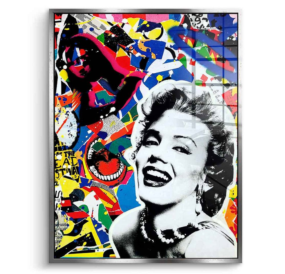 DOTCOMCANVAS® Acrylglasbild MARYLIN - Acrylglas, Acrylglasbild MARYLIN Monroe Pop Art Wandbild hochkant von DOTCOMCANVAS®