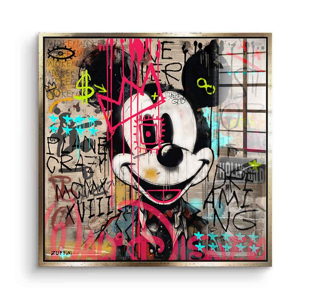 DOTCOMCANVAS® Acrylglasbild MICKEY - Acrylglas, Acrylglasbild MICKEY Wandbild Kunstdruck von DOTCOMCANVAS®