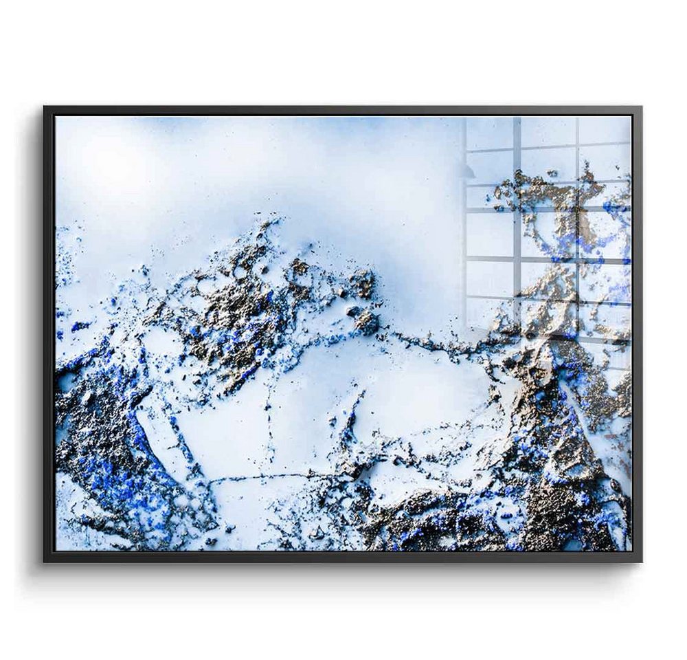 DOTCOMCANVAS® Acrylglasbild Maya Blue Bliss - Acrylglas, Acrylglasbild Maya Blue Bliss abstrakt Wandbild Kunstdruck von DOTCOMCANVAS®
