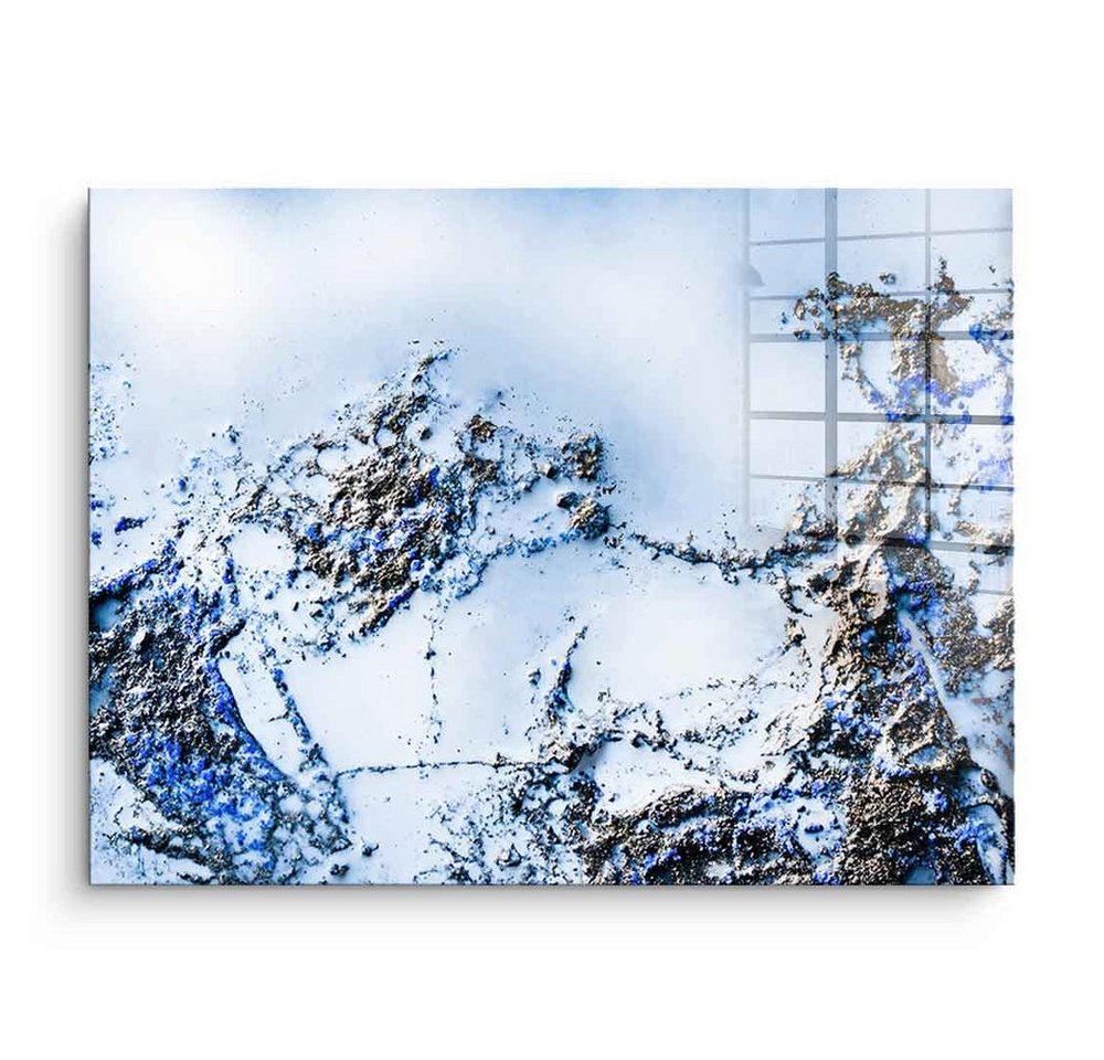 DOTCOMCANVAS® Acrylglasbild Maya Blue Bliss - Acrylglas, Acrylglasbild Maya Blue Bliss abstrakt Wandbild Kunstdruck von DOTCOMCANVAS®