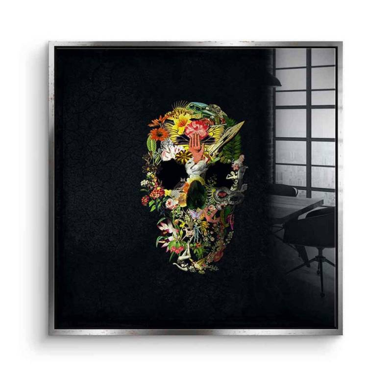 DOTCOMCANVAS® Acrylglasbild Message - Acrylglas, Acrylglasbild Message Pop Art Wandbild Kunstdruck von DOTCOMCANVAS®