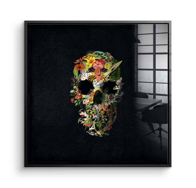 DOTCOMCANVAS® Acrylglasbild Message - Acrylglas, Acrylglasbild Message Pop Art Wandbild Kunstdruck von DOTCOMCANVAS®