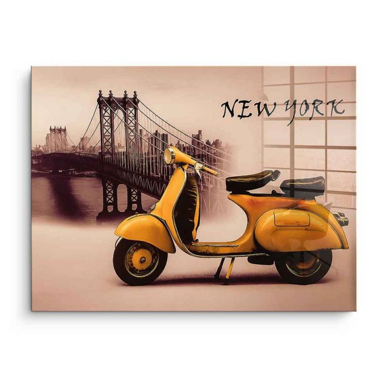 DOTCOMCANVAS® Acrylglasbild New York - Acrylglas, Acrylglasbild New York Kunstdruck Wandbild von DOTCOMCANVAS®
