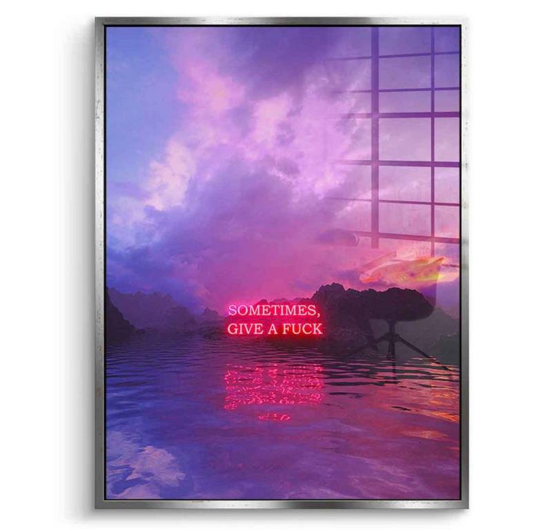 DOTCOMCANVAS® Acrylglasbild Objectivity - Acrylglas, Acrylglasbild Objectivity KI AI generiert digitale Kunst Wandbild von DOTCOMCANVAS®