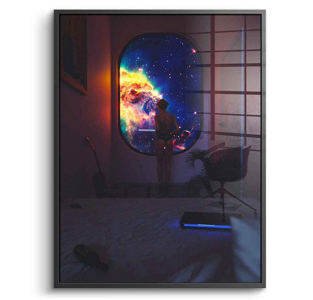 DOTCOMCANVAS® Acrylglasbild Overspace - Acrylglas, Acrylglasbild Overspace KI AI generiert digitale Kunst Wandbild von DOTCOMCANVAS®