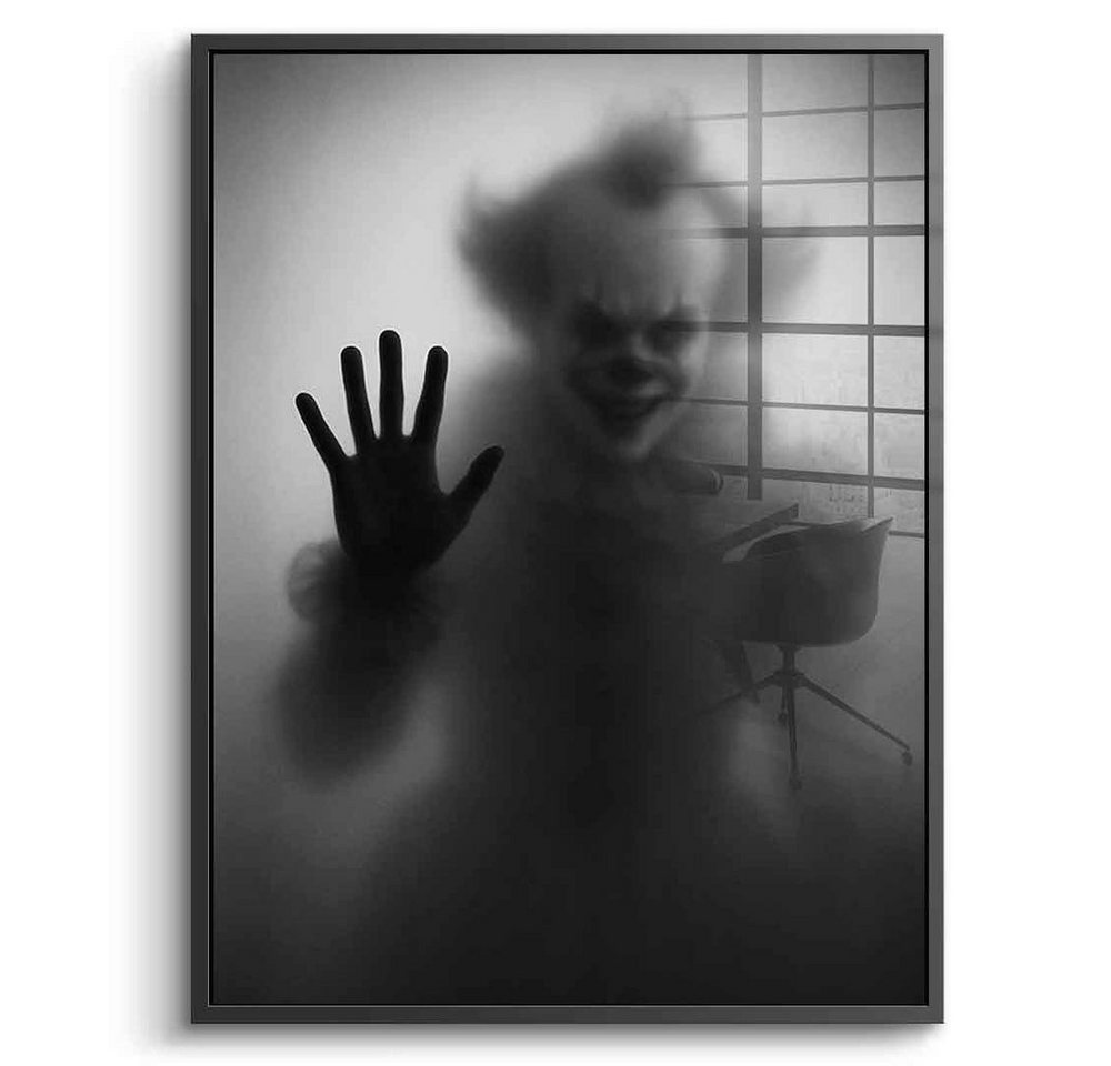 DOTCOMCANVAS® Acrylglasbild Pennywise's Silhouette - Acrylglas, Acrylglasbild Pennywise's Silhouette Kunstdruck Wandbild von DOTCOMCANVAS®